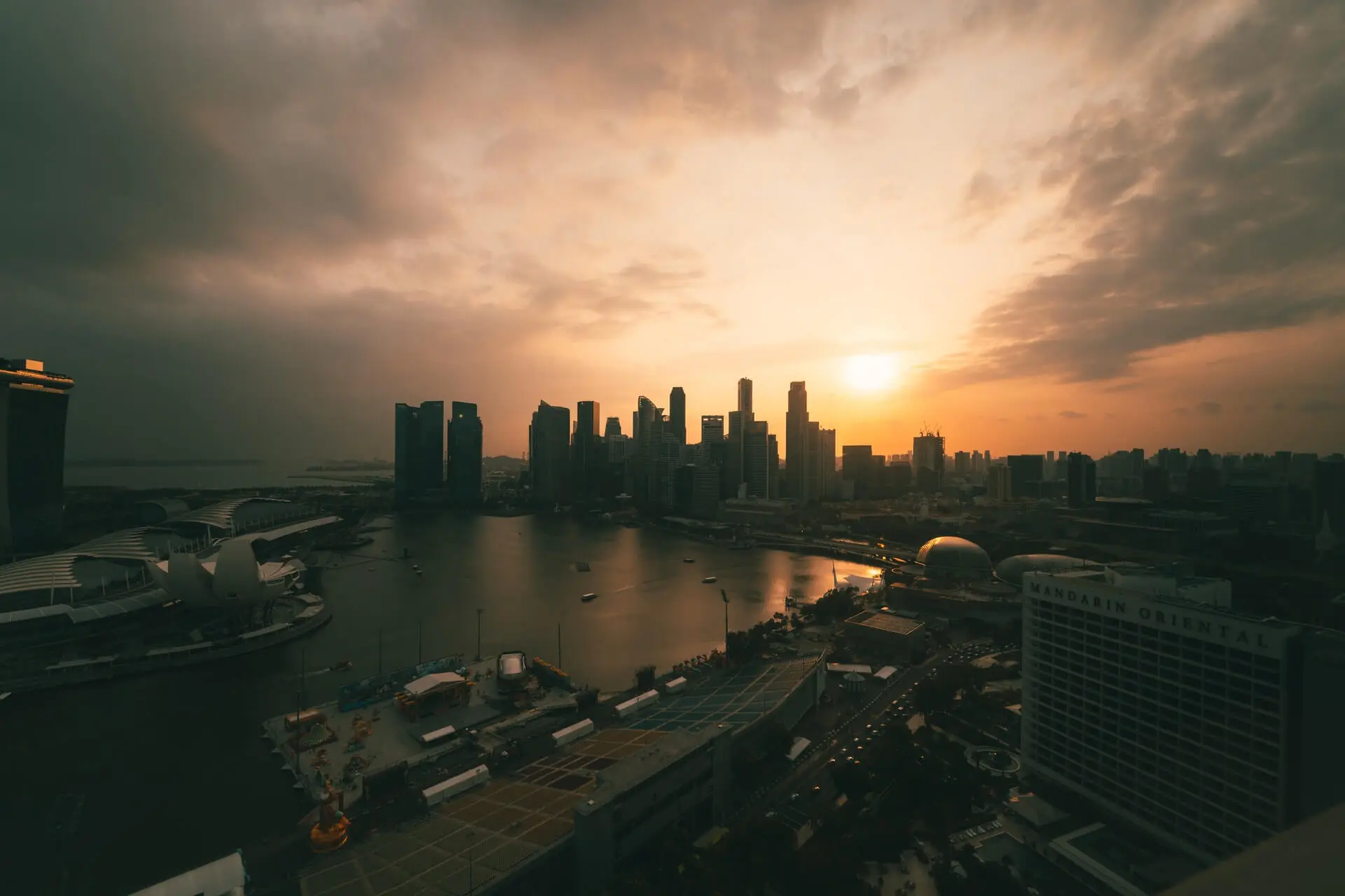 Singapore sunset
